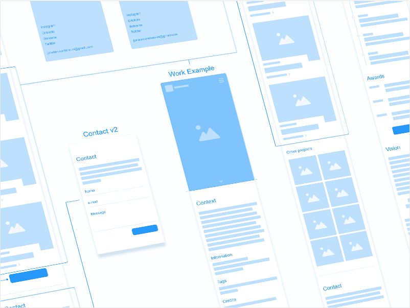 Jonathan Centino's wireframe example