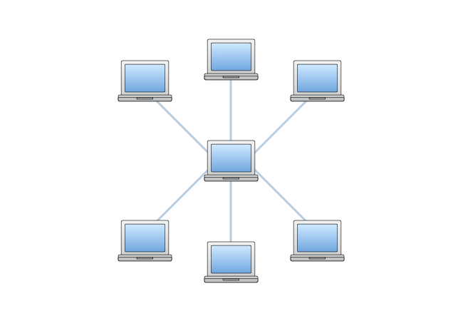 extended star topology diagram