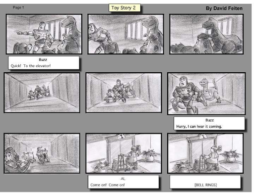 Toy Story Storyboard