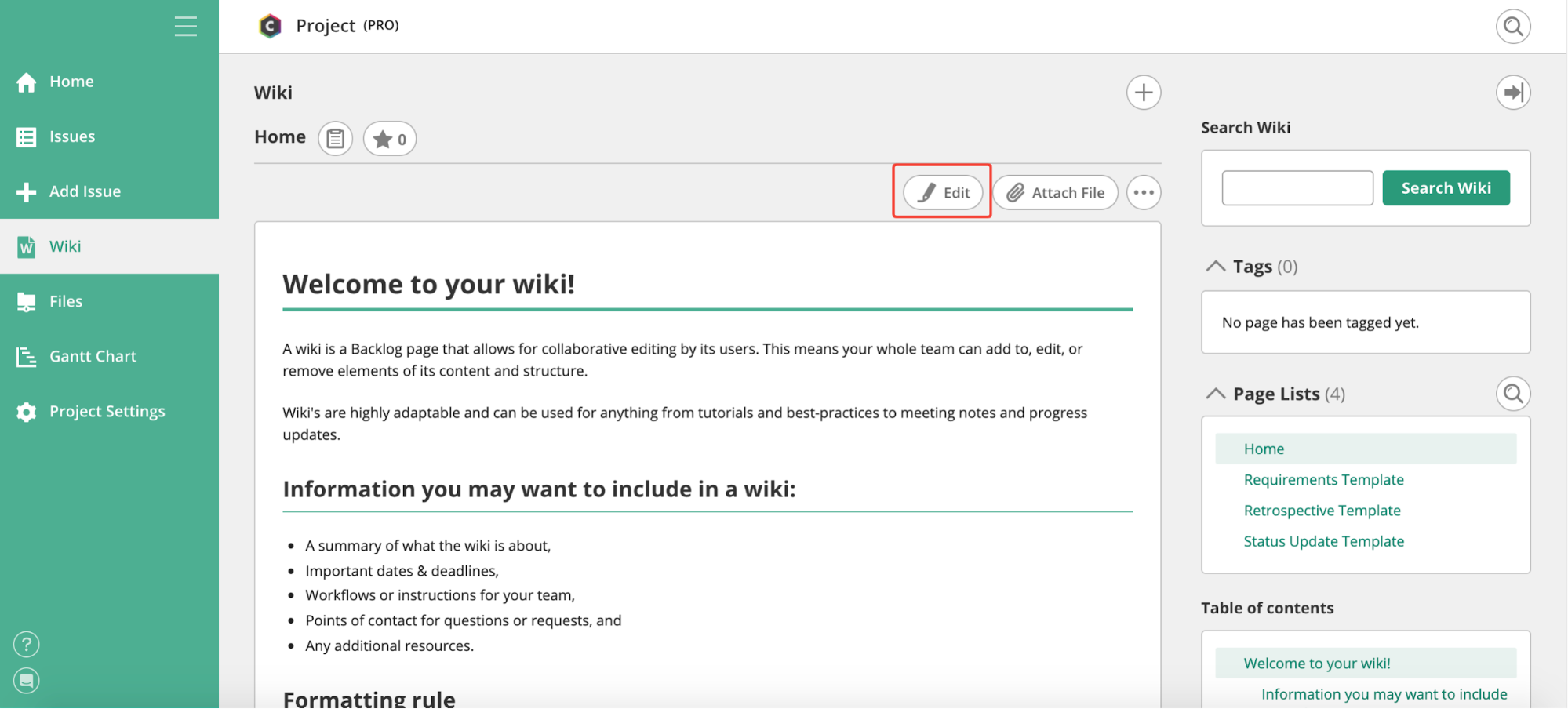 Regras para Off-Topic, Wiki